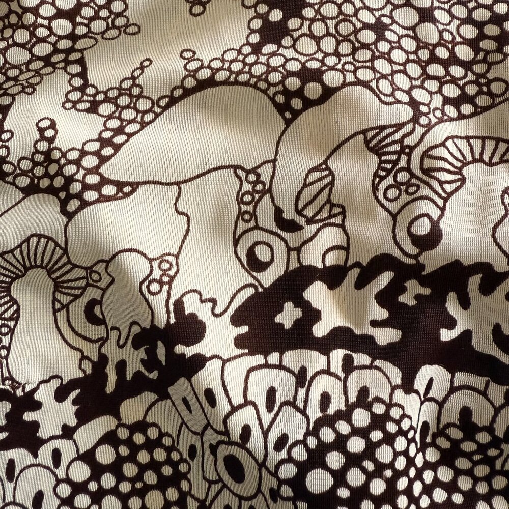 🍄‍🟫 Leo Narducci 60/70s Mushy Novelty Print Mini - Picture 5 of 6